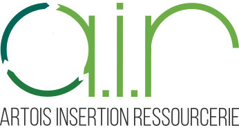 Logo A.I.R Artois Insertion Ressourcerie, partenaire de l'association Les ateliers du Savoir Fer - Le Savoir Fer